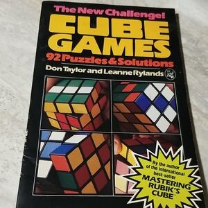 Cube Games: The New Challenge! Book in Black - Don Taylor & Leanne Rylands
